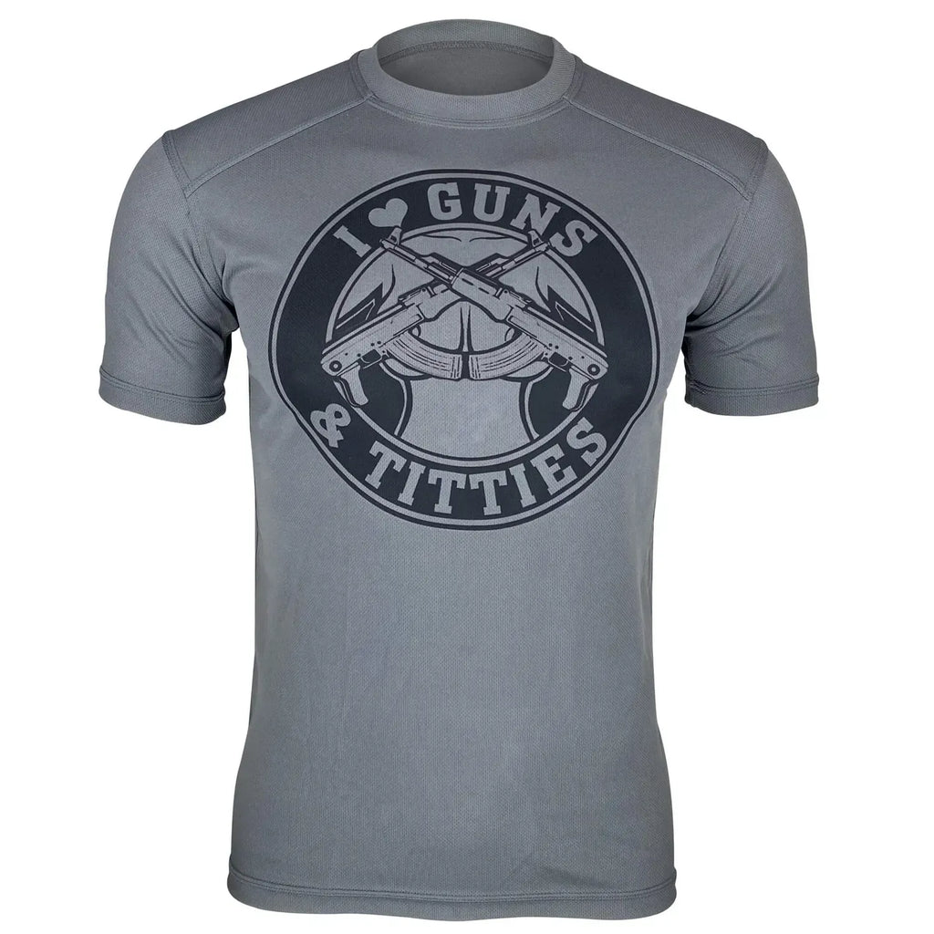 T-Shirt I Love Guns & Titties