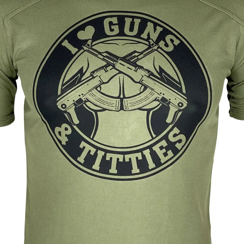 T-Shirt I Love Guns & Titties