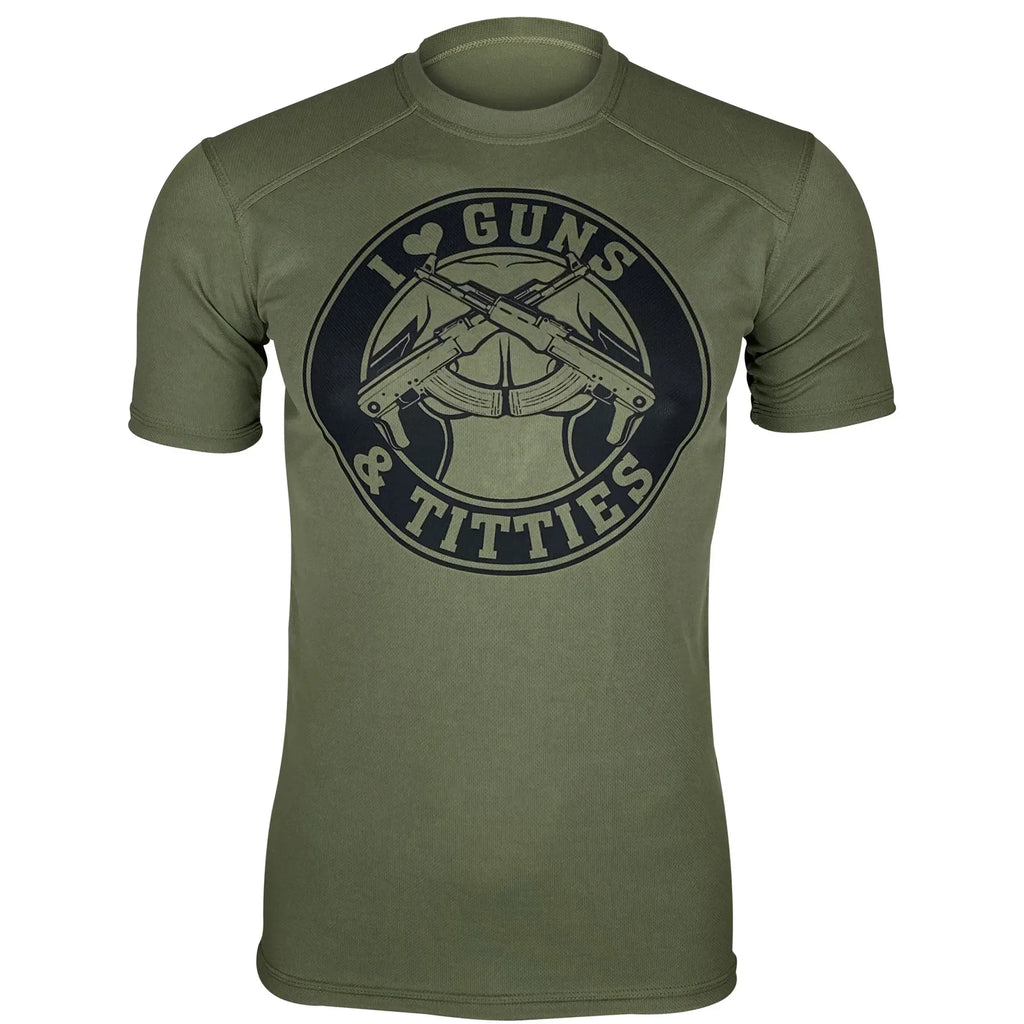 T-Shirt I Love Guns & Titties