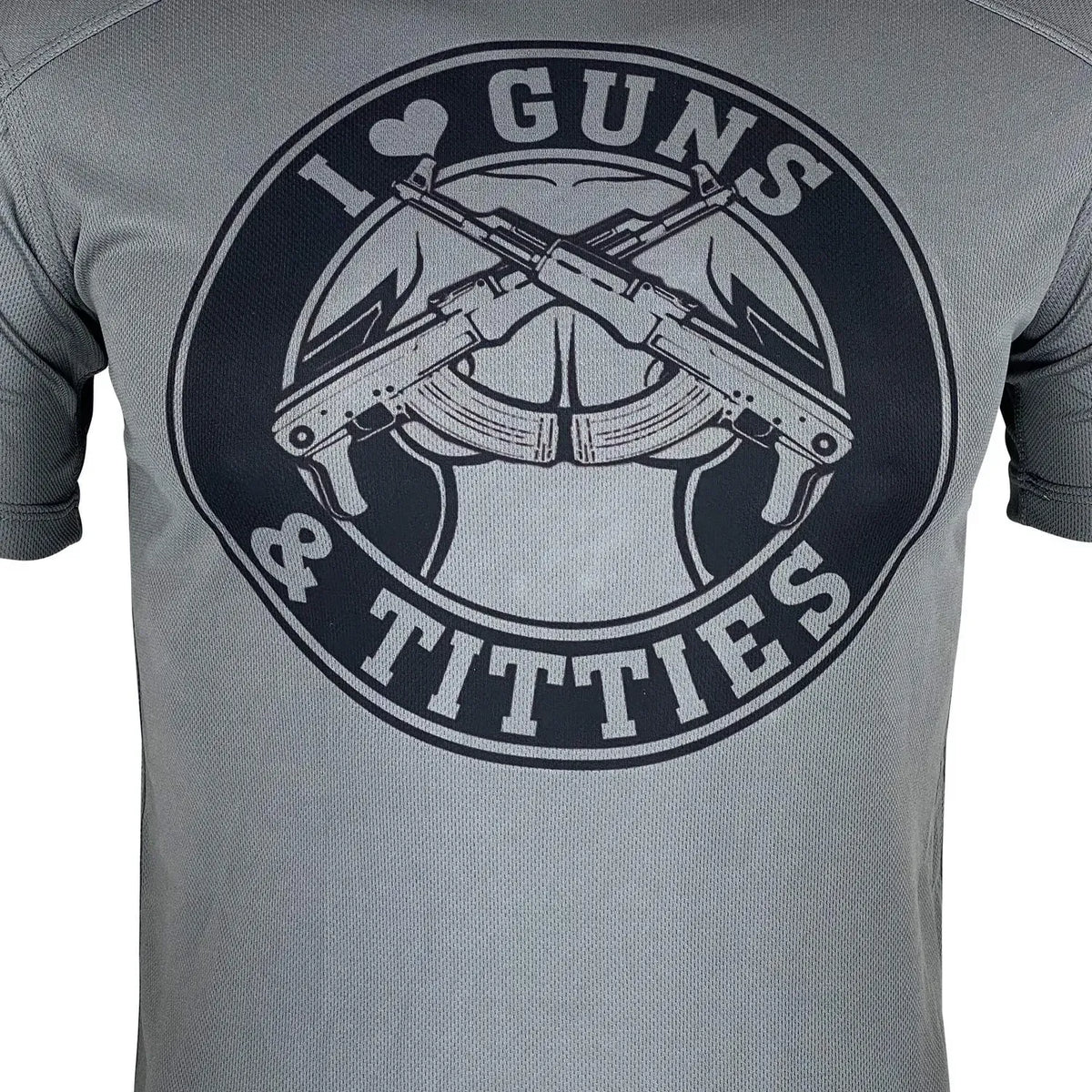 T-Shirt I Love Guns & Titties