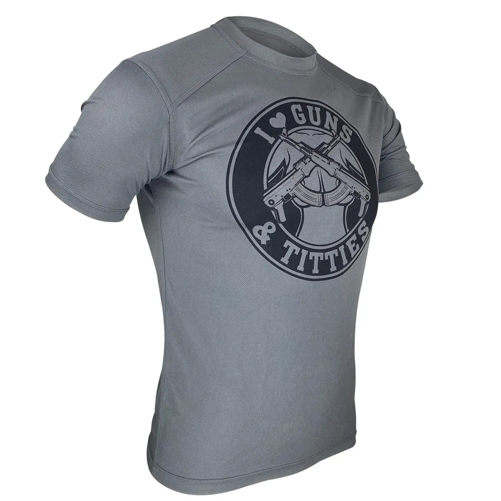 T-Shirt I Love Guns & Titties