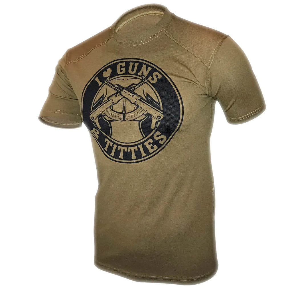 T-Shirt I Love Guns & Titties