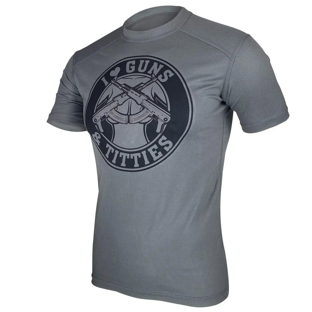 T-Shirt I Love Guns & Titties
